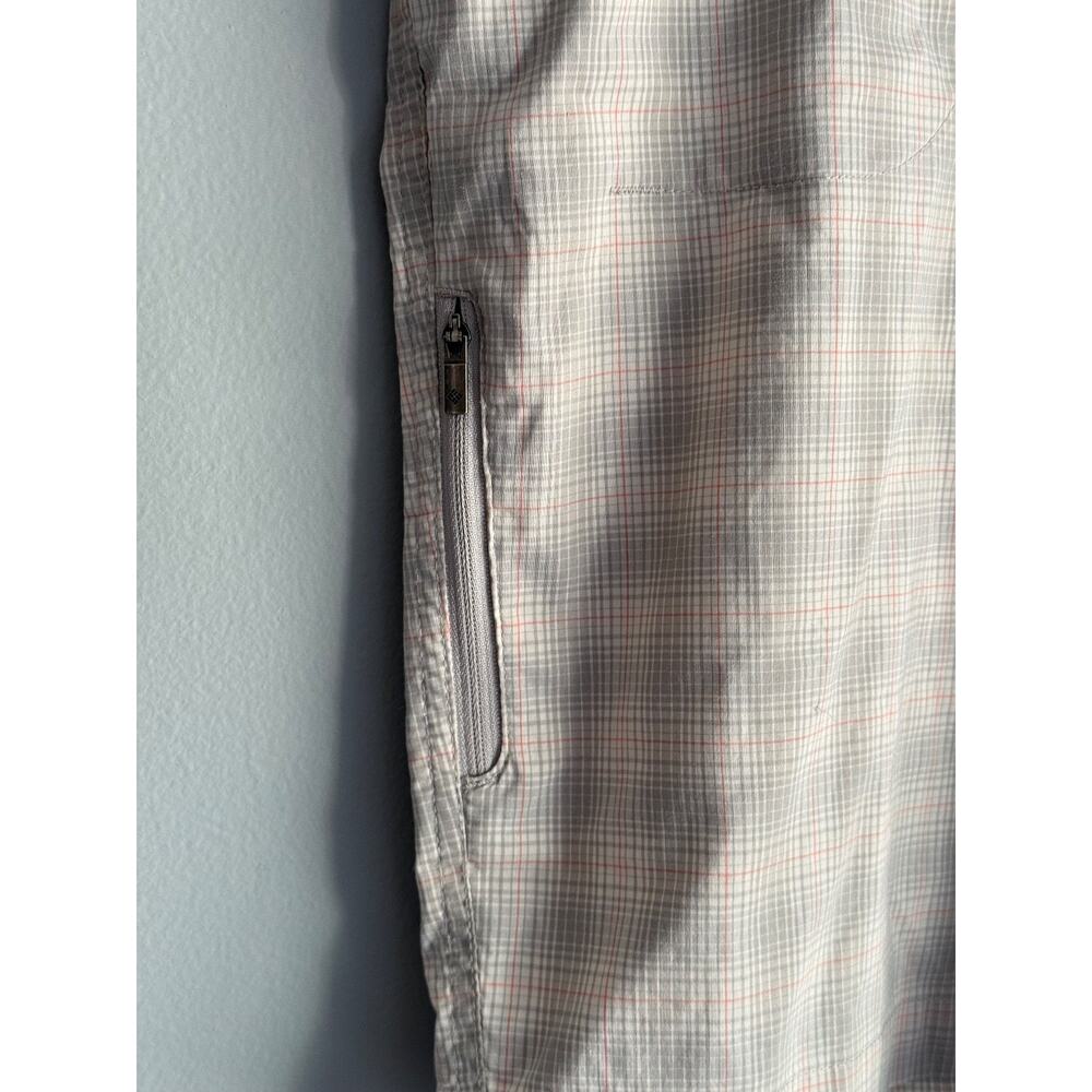 Columbia Omni-Wick Checkered Bermuda Shorts Women Size 14 Hiking Outdoor Plaid - Picture 4 of 8